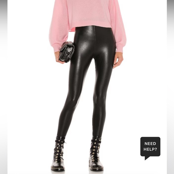 NWT: Commando: Perfect Control Faux Leather Legging in Black, Sz: XS - Picture 2 of 6